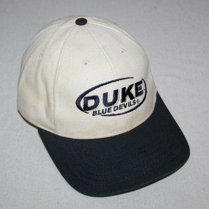Vintage? Duke Blue Devils Strapback Cap Dad White